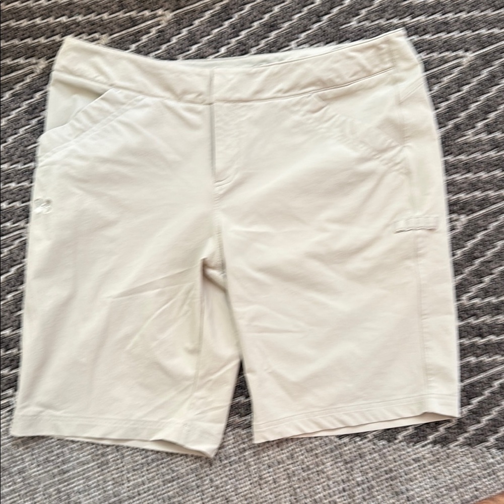 Under Armour Women's Cream Gold Shorts